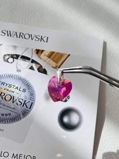 Dijes corazón de 14 mm - cristaliajoyas