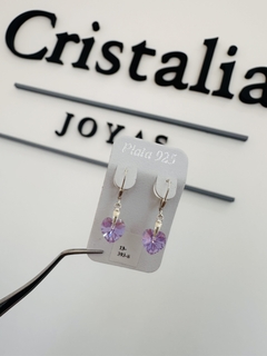 Imagen de Aros corazón 10 mm largos