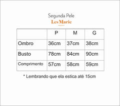 Imagem do blusa segunda pele poá terracota les marie brand