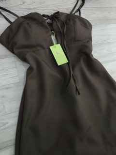 Vestido Macaquinho - marrom esc na internet