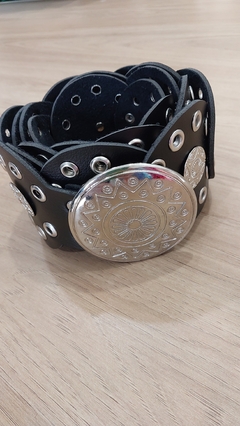 Cinto Boho Chic fivela metal - LS collection