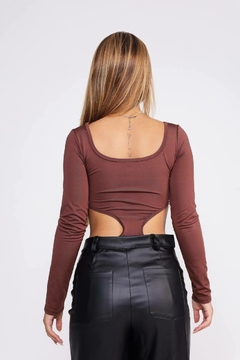 Body Penélope marrom - comprar online
