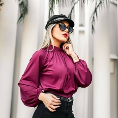 Body poliamida manga longa preto na internet