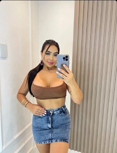 Cropped retrô (cores)