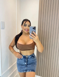 Imagem do Cropped retrô (cores)