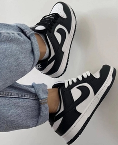 Tenis feminino / masculino preto e branco - comprar online