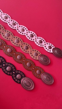 Cinto Boho Chic fivela metal - comprar online