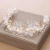 Arranjo para Noiva em Base dourada com flores - Nataly - loja online