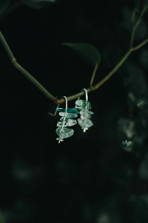 Brinco Cupi Cristal Verde