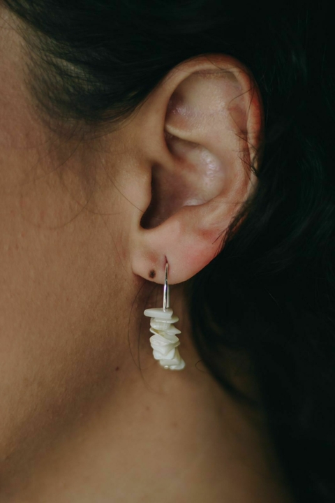 Brinco Gancho Madrepérola