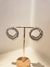 AROS PIEDRA PLATEADO - comprar online