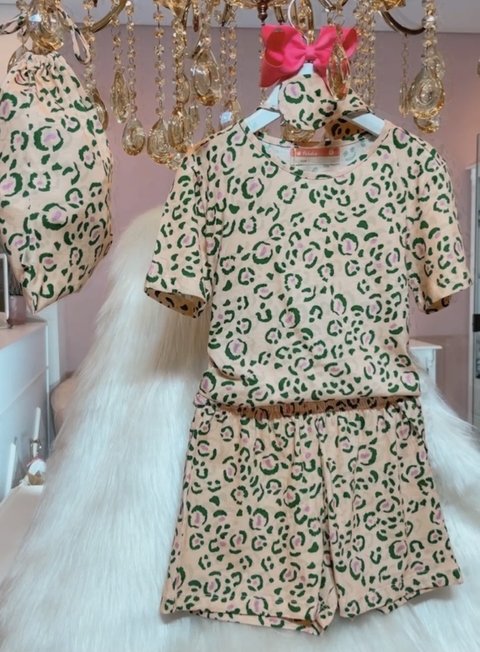 Pijama Algodão Onça - Fábula