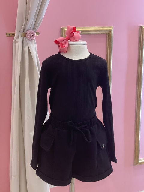 Blusa canelada Ml - Momi