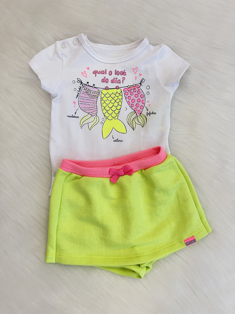 Conjunto sereia Neon - Momi