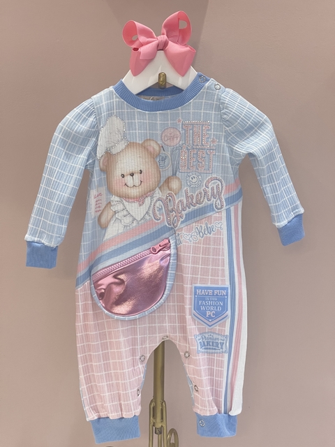 Macacão Ursa - Petit Cherie