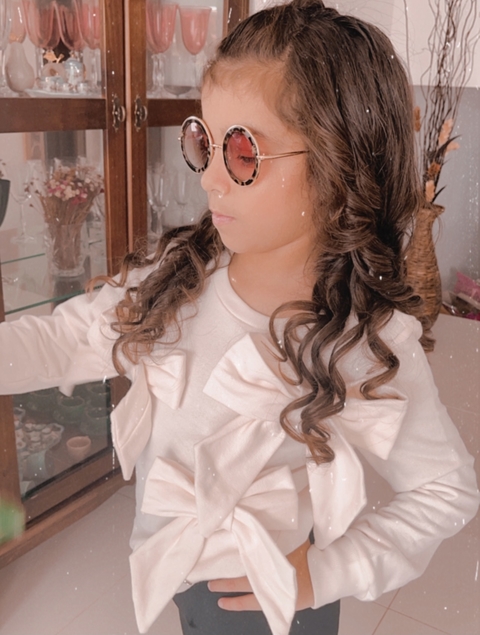 Blusa Moletom Off - Luluzinha