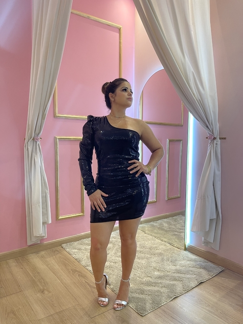 Vestido Paetê - Um mais Um