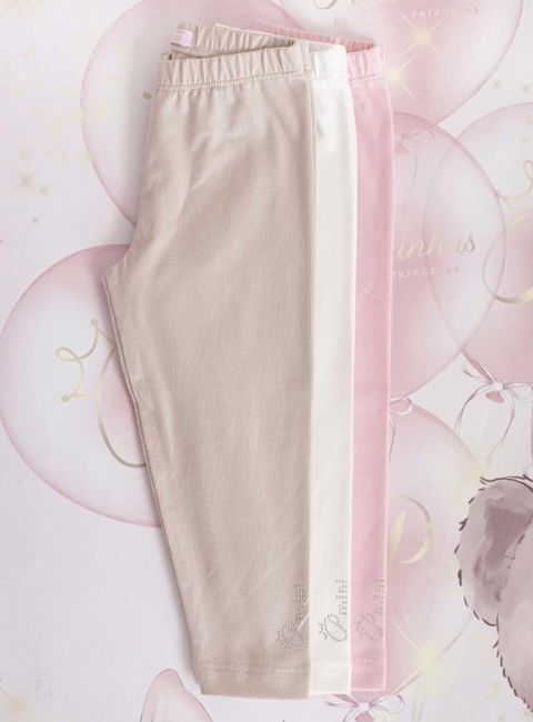 Legging Rosa Algodão - Pituchinhus