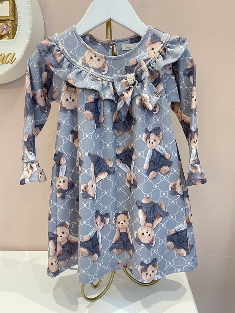 Vestido ML Ursinho - Anjos Baby - comprar online