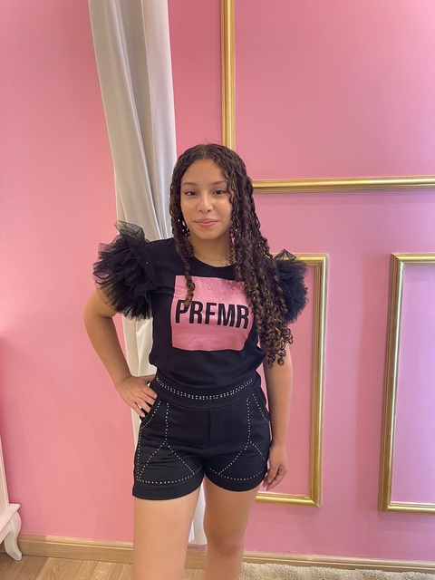 Blusa manga tule - Perfumaria