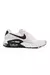 tenis air max excee branco e preto 