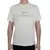 Camiseta casual New Balance com estampa em destaque na cor creme.