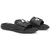 Chinelo preto Under Armour Ignite com logo branco e design confortável.