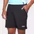 Bermuda masculina preta da marca Fila, ideal para treino, com detalhe em logo na parte inferior direita.