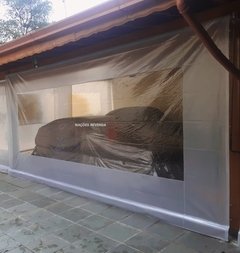 Toldo Cortina Retrátil com Visor pronto para Instalação Medidas 4,20m x 2,60m