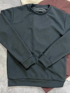 Sweater WAFFLE WALL Negro ESFR en internet
