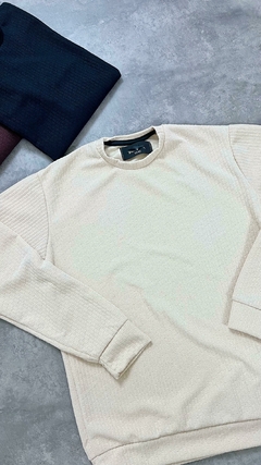 Sweater WAFFLE WALL Natural ESFR - comprar online
