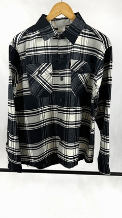Camisaco de Paño Cuadro Negro NBRD