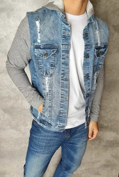 Campera de Jean Combinada BRXS