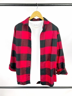 Camisa Leñadora Roja/Negra