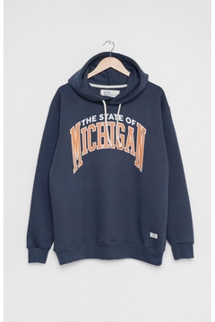 Canguro MICHIGAN azul frizado BTK - comprar online