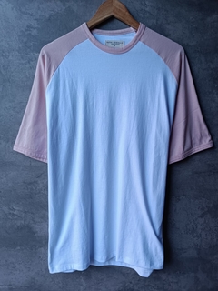 Remera Ranglan Rosa Blanco BTK