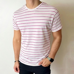 Remera Rayas Rosa ESFR