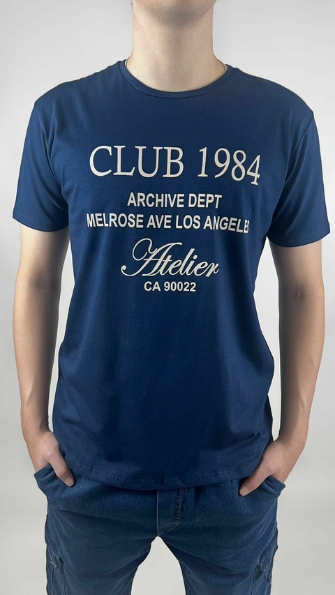 Remera Club 1984 azul marino - SLV