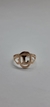 Anillo oro 18 k con una letra corazón - Darinka atelier de joyas