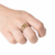 Anillo sello Plata 925 y Oro duble