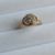 Anillo Roseta oro 18K c/cubic - comprar online