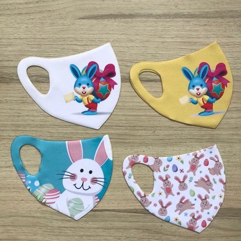 MÁSCARA INFANTIL COELHO DA PÁSCOA