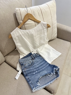Musculosa de lino Indi - tienda online