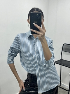 Camisa Baires Celeste
