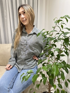 Camisa rayada bn - MDM Store