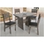 Conjunto De Mesa Retangular Destak Rovere Demolição Com 4 Cadeiras Bagum Preto