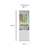 Guarda-Roupa Infantil Smim 2 PT 3 GV Branco - comprar online