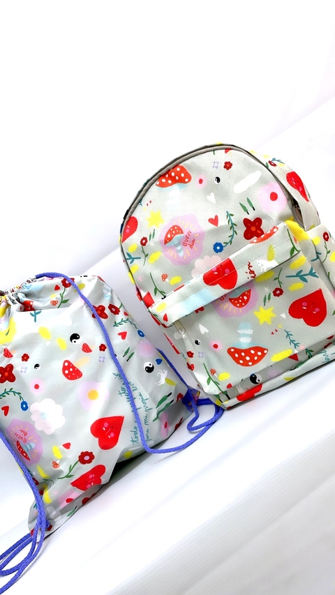 MOCHILA MARINERA honguitos