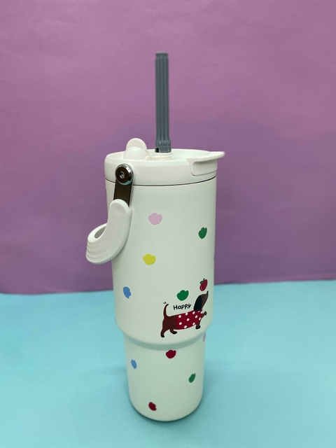 vaso térmico vintage happy
