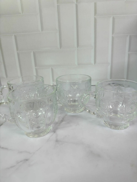 Tazas cristal x4 - comprar online